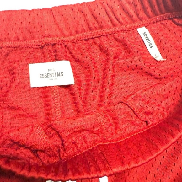 Fear of God Essentials Graphic Mesh Drawstring Shorts Size Small - Picture 4 of 4